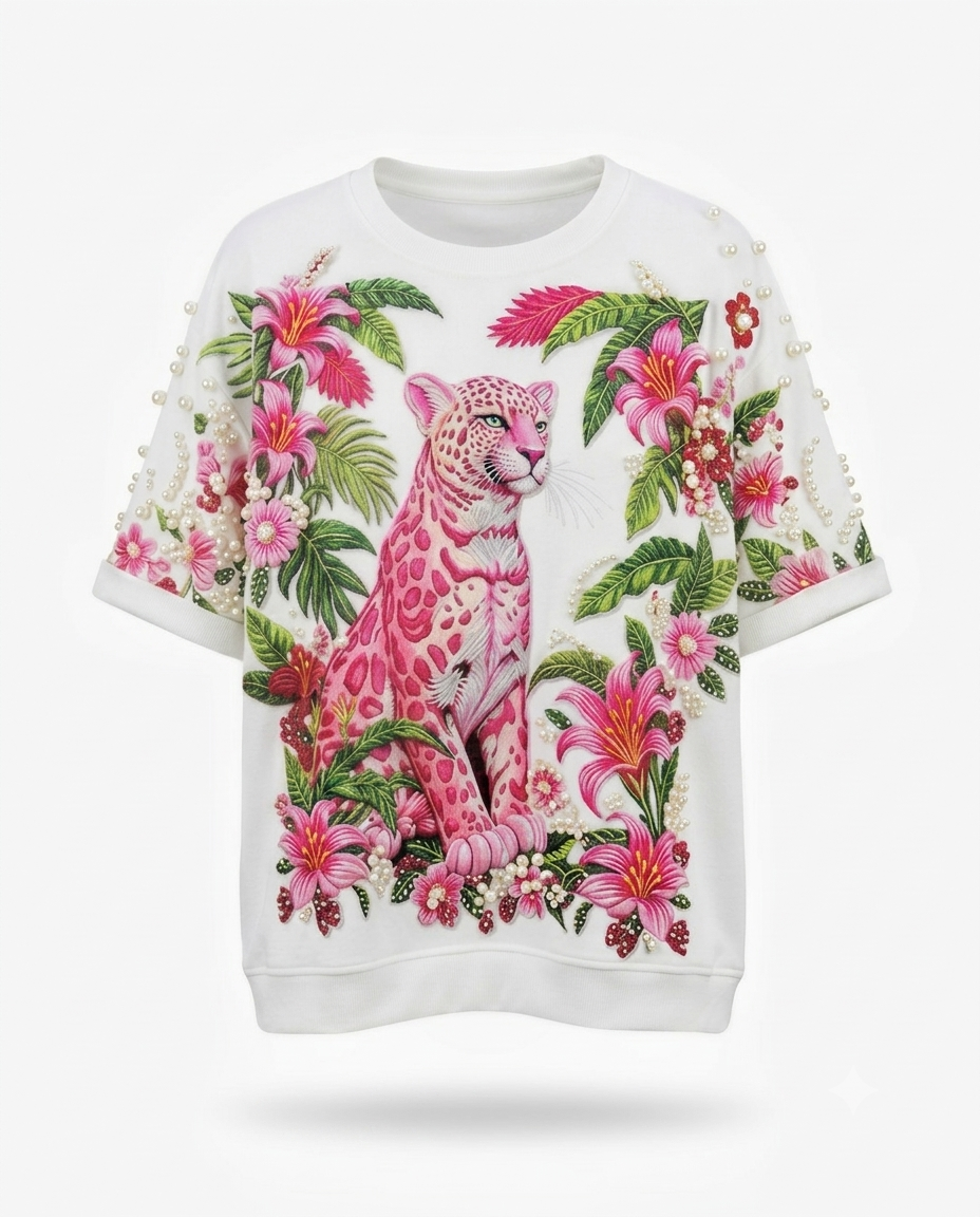 STUDDED TIGER TSHIRT