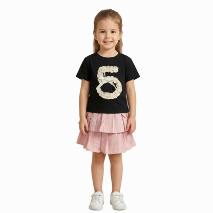 BAIKU WANGZI FIVE PRINT TOP