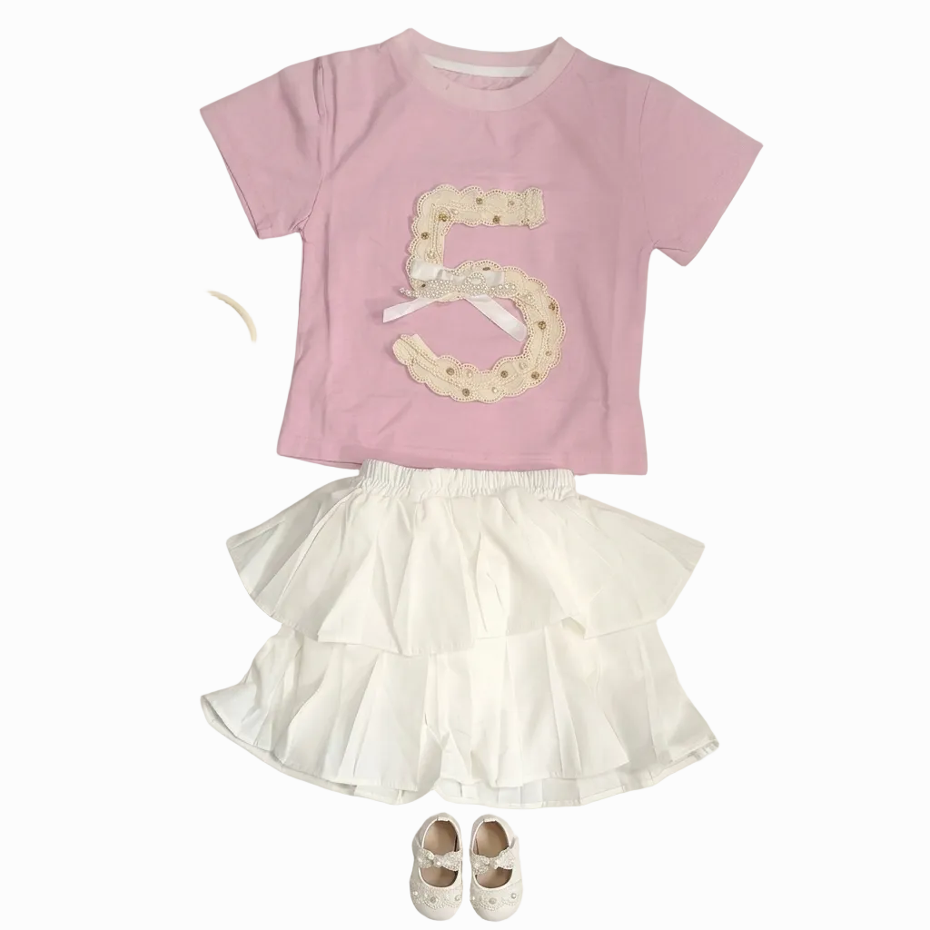BAIKU WANGZI FIVE PRINT TOP