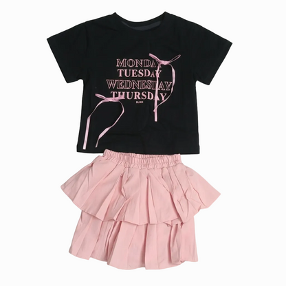 BAIKU WANGZI MONDAY TO THURSDAY SKIRT TOP