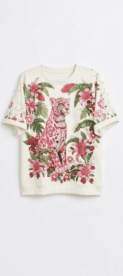 STUDDED TIGER TSHIRT